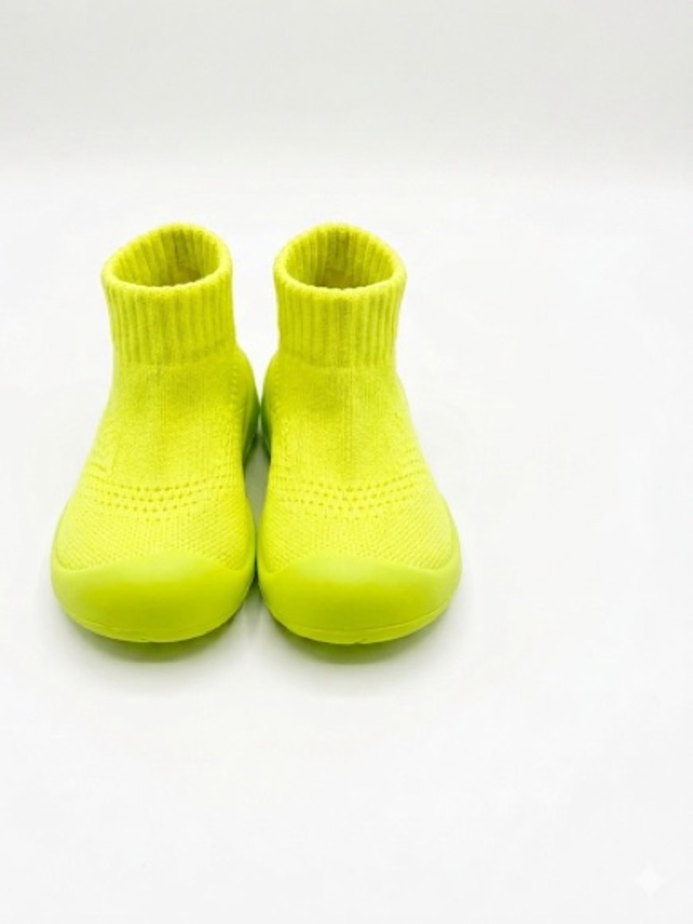 Kids Slip-On Sock Shoes in Neon Yellow